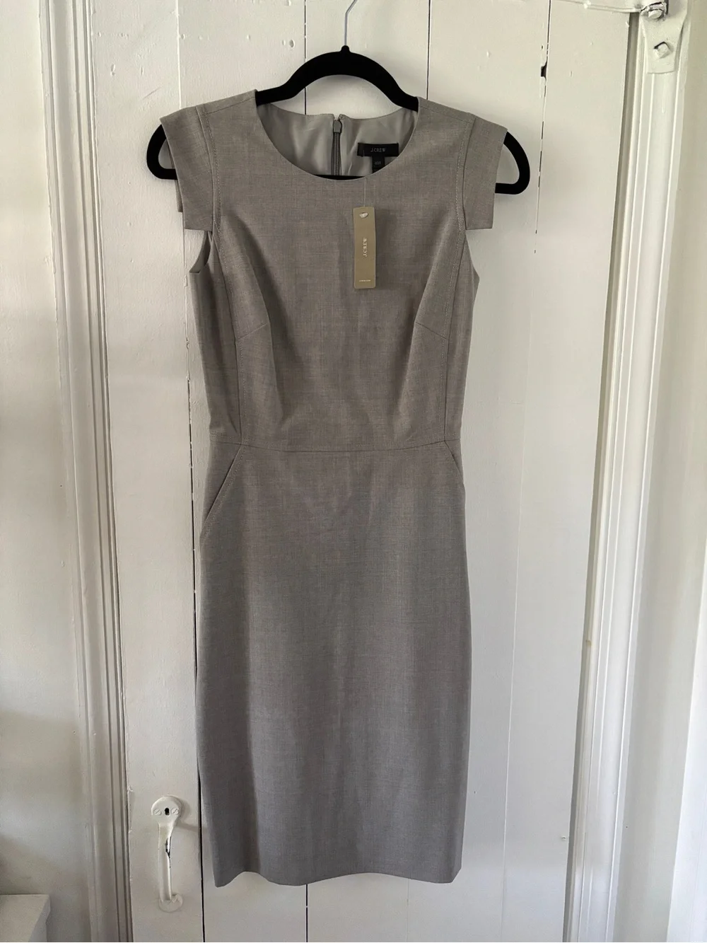 🆕 J. Crew Heather Gray Resume Dress Size 000